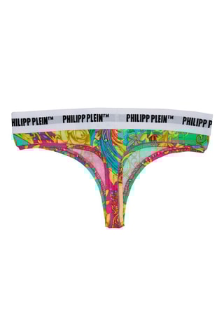 Tanga - Blanc, noir et rose