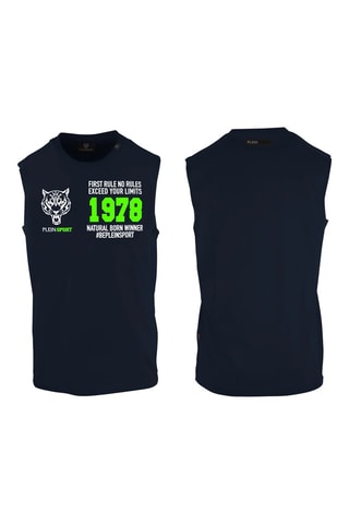 Débardeur - Blanc, bleu et vert