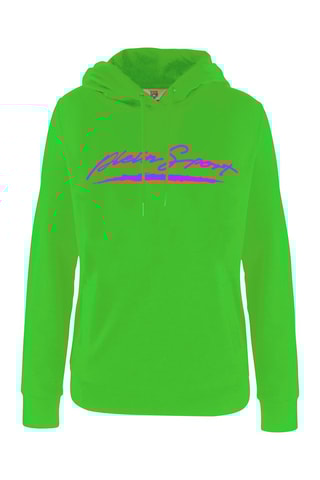 Sweat à capuche   fluo - Vert