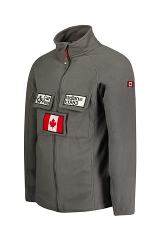 Chaqueta con forro polar Tantouneak - Gris oscuro