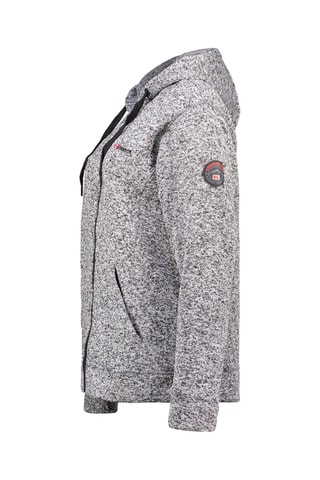 Chaqueta polar con capucha Talerteak - Gris