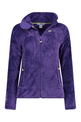 Chaqueta polar Udilas - Verde y violeta