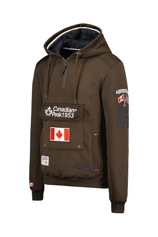 Sudadera con capucha - Marrón