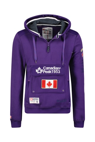 Sudadera con capucha - Violeta