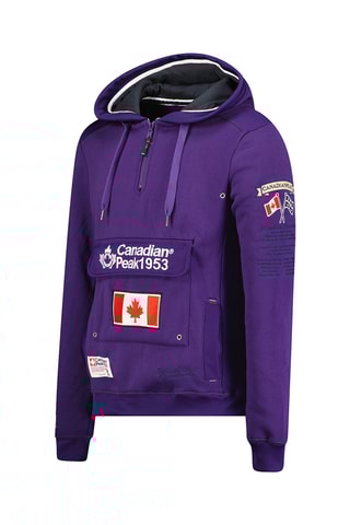 Sudadera con capucha - Violeta