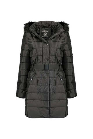 Anorak largo Anemoneak - Negro