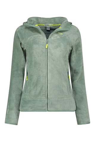 Chaqueta polar con capucha Upaloodeak - Verde