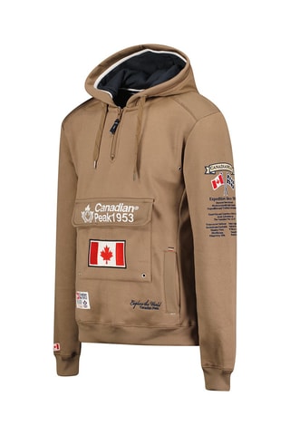 Sudadera con capucha Galapagos - Topo