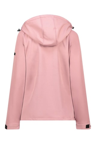 Chaqueta Softshell con capucha - Rosa