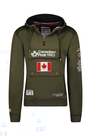 Sudadera con capucha Galapagos - Caqui