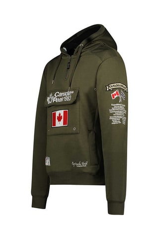 Sudadera con capucha Galapagos - Caqui