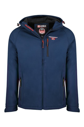 Chaqueta con capucha Softshell Takiteak - Azul marino