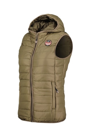 Chaleco con capucha Vatikeak - Beige