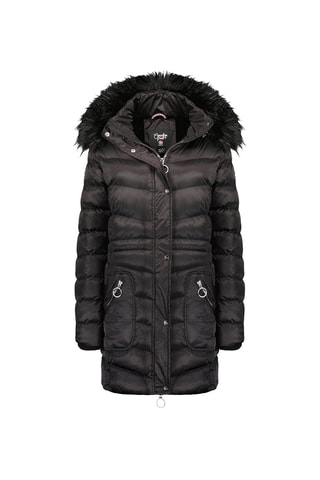 Anorak largo Civileak - Negro