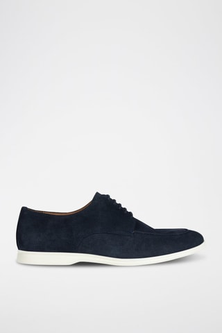 Derbys en nubuck Venzone - Bleu marine 