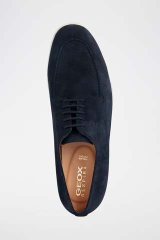 Derbys en nubuck Venzone - Bleu marine 