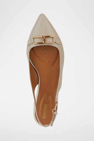 Ballerines en cuir Charyssa - Beige