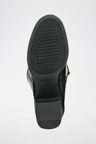 Bottes en cuir de veau Serilda - Noir