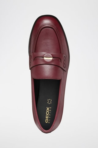 Mocassins en cuir de veau Cloridie - Bordeaux