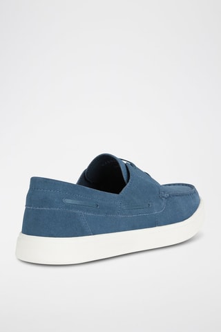 Chaussures bateau en nubuck Avola - Bleu cobalt