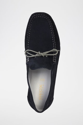 Mocassins en nubuck Tivoli - Bleu marine