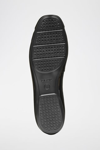 Ballerines en cuir de veau verni Annytah - Noir