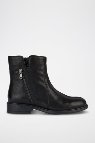 Bottines en cuir de mouton Catria - Noir