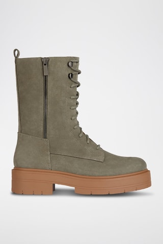 Bottines en nubuck Spherica - Kaki