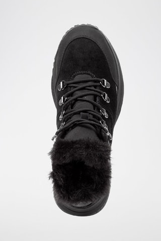 Bottines fourrées en nubuck Oliviera - Noir