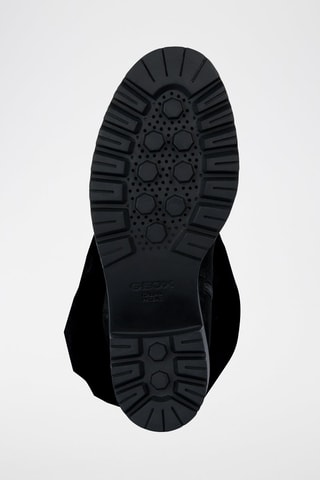 Bottines fourrées en nubuck Damiana - Noir