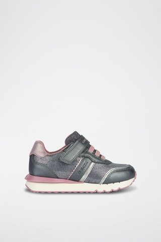 Baskets Fastics - Gris et vieux rose