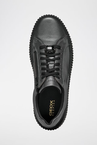 Baskets plateformes en cuir Graisy - Noir