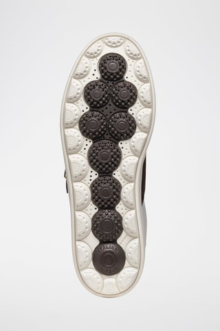 Baskets en cuir Spherica - Blanc et marron