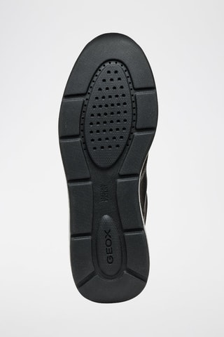 Baskets en cuir de veau nubuck Cristael - Taupe