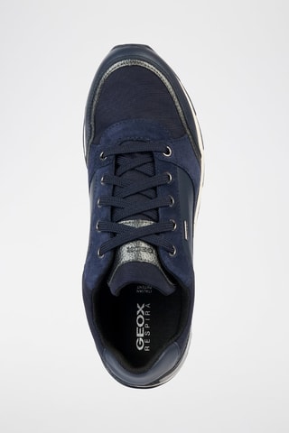 Baskets en cuir Aneko - Bleu cobalt