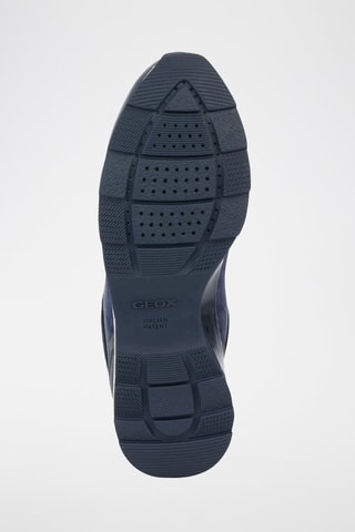 Baskets en cuir Aneko - Bleu cobalt