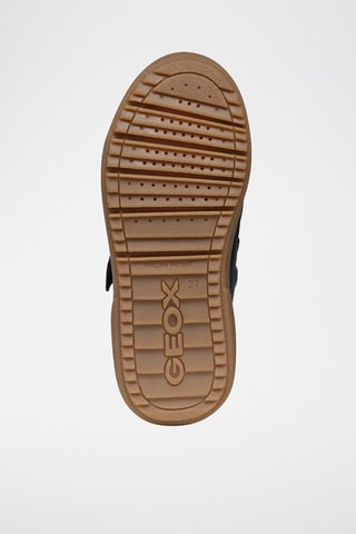 Baskets montantes en nubuck - Bleu marine