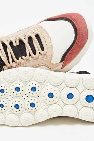 Baskets en cuir nappa Spherica Blanc