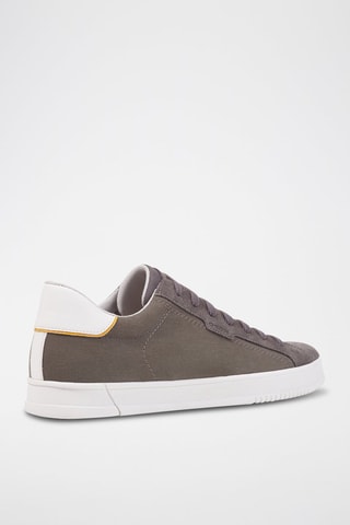 Baskets en nubuck Pieve - Vert olive et rgis