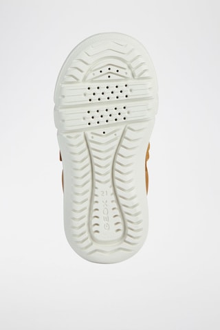 Baskets en nubuck Hyrro - Camel et noir