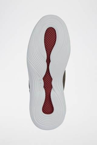 Baskets en cuir Fluctis - Kaki