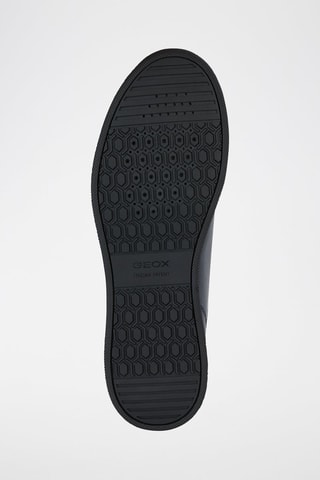 Baskets en cuir Cordusio - Bleu marine