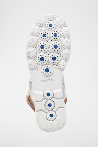 Sandales à talons compensées en cuir Spherica Ec6  - Argenté