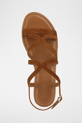 Sandales en nubuck Sozy - Marron