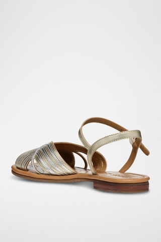 Sandales en cuir Sozy - Doré