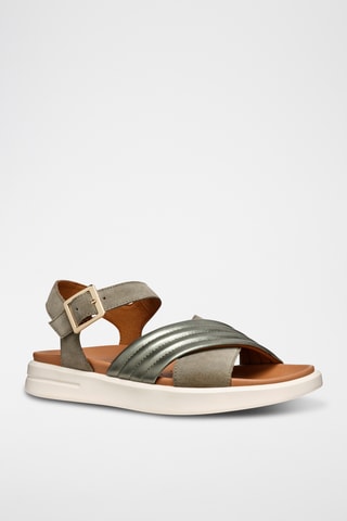 Sandales en nubuck Xan2S - Kaki