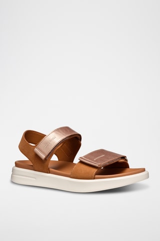 Sandales à talons en nubuck Xan2S - Marron