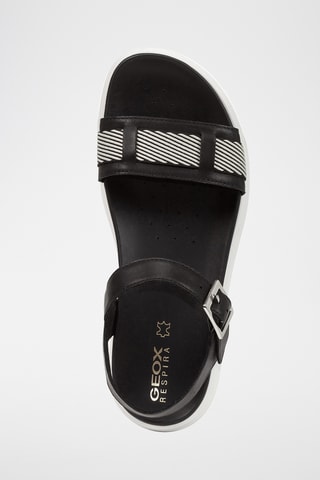 Sandales plateformes en cuir Xan2.1S  - Noir