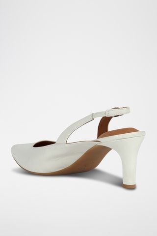 Escarpins en cuir Bibbiana  - Blanc