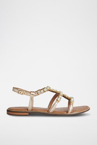 Sandales en cuir Sozy Plus  - Doré